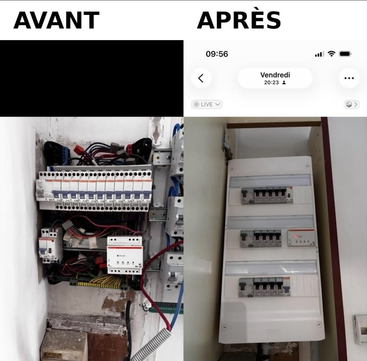 MISE EN CONFORMITÉ D'UN TABLEAU ÉLECTRIQUE