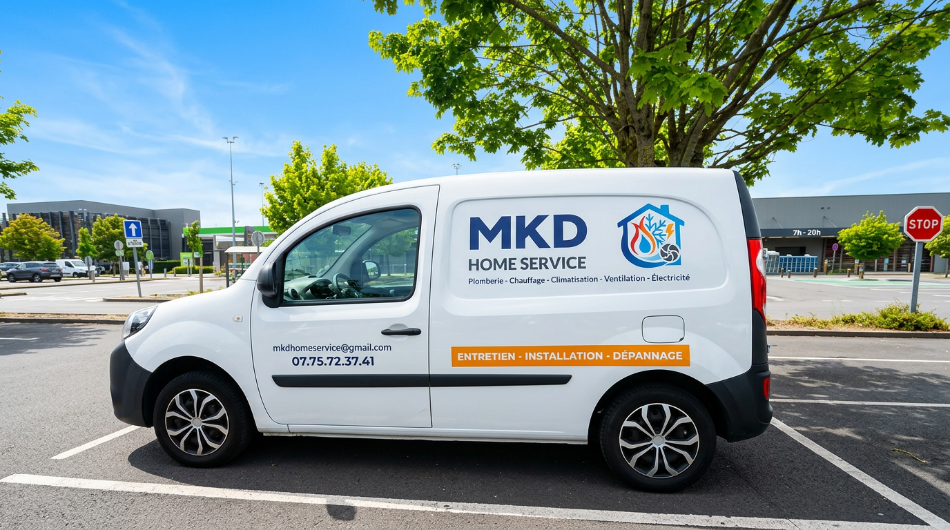 Plombier MKD Home Service en intervention à Lille
